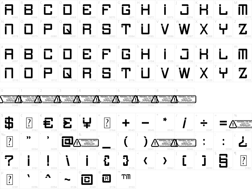 Baseball Character Map