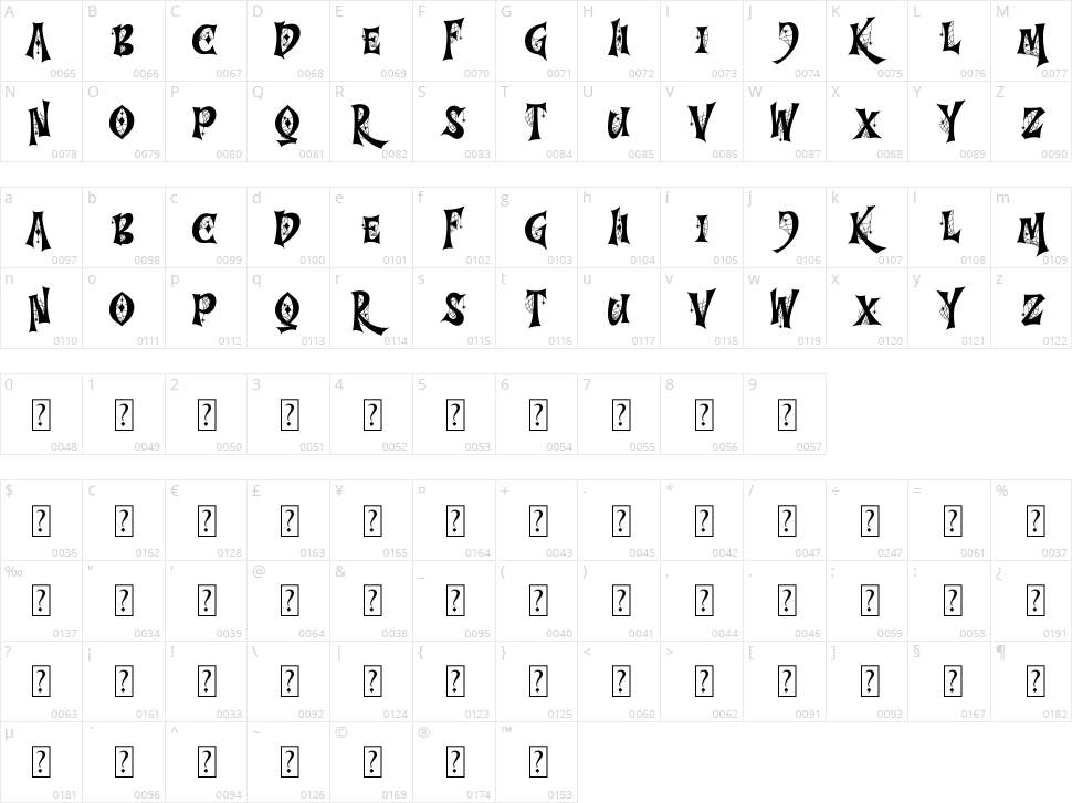 Decorative Tree Night Character Map