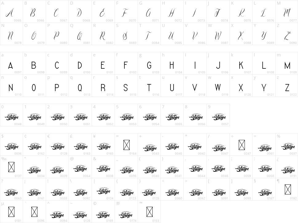 Flower Snow Character Map