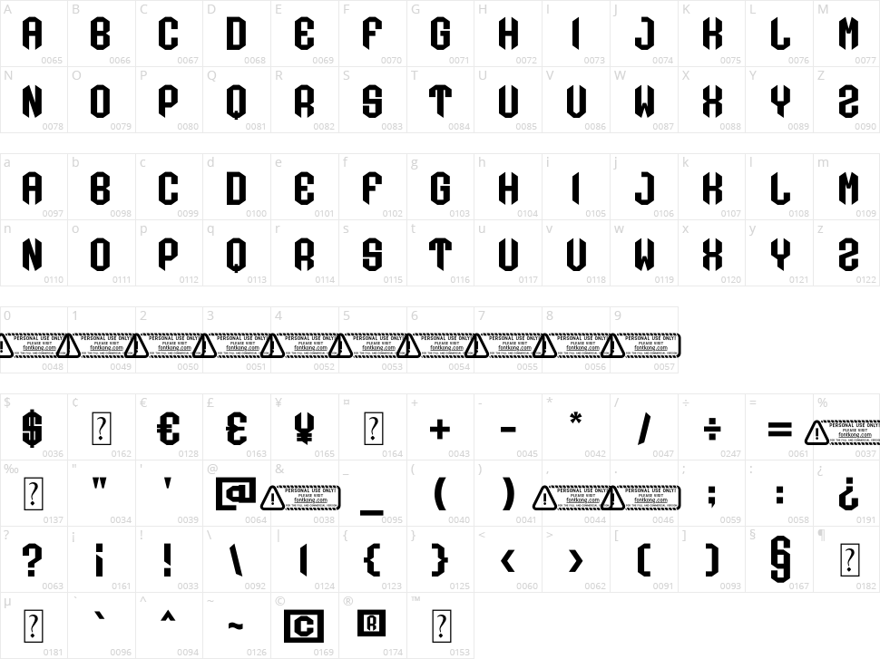 League Sport Character Map