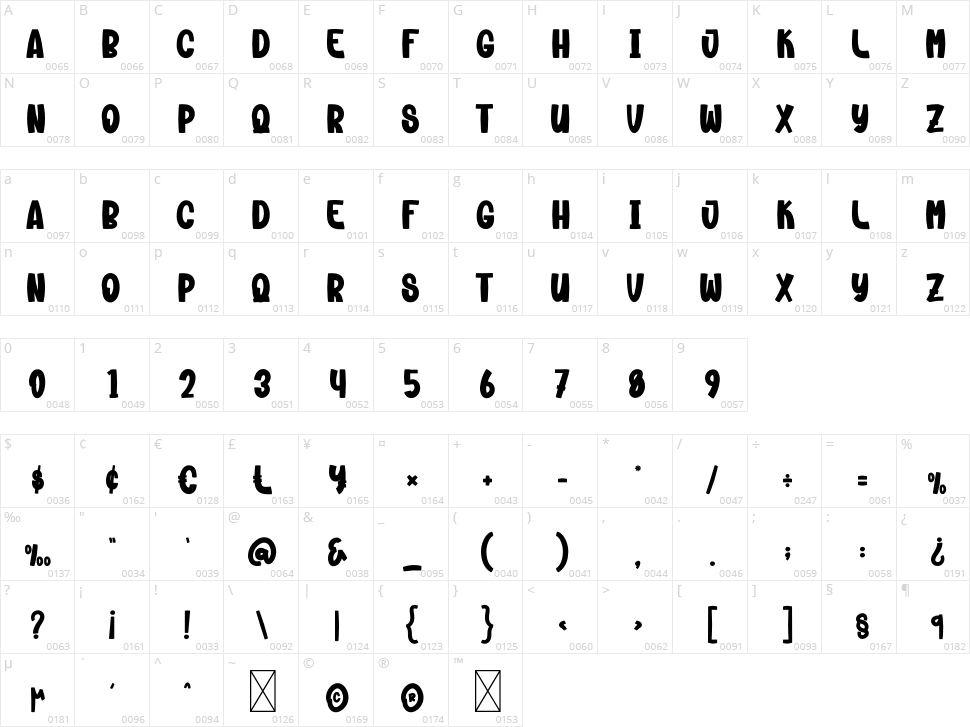 Night Winter Character Map