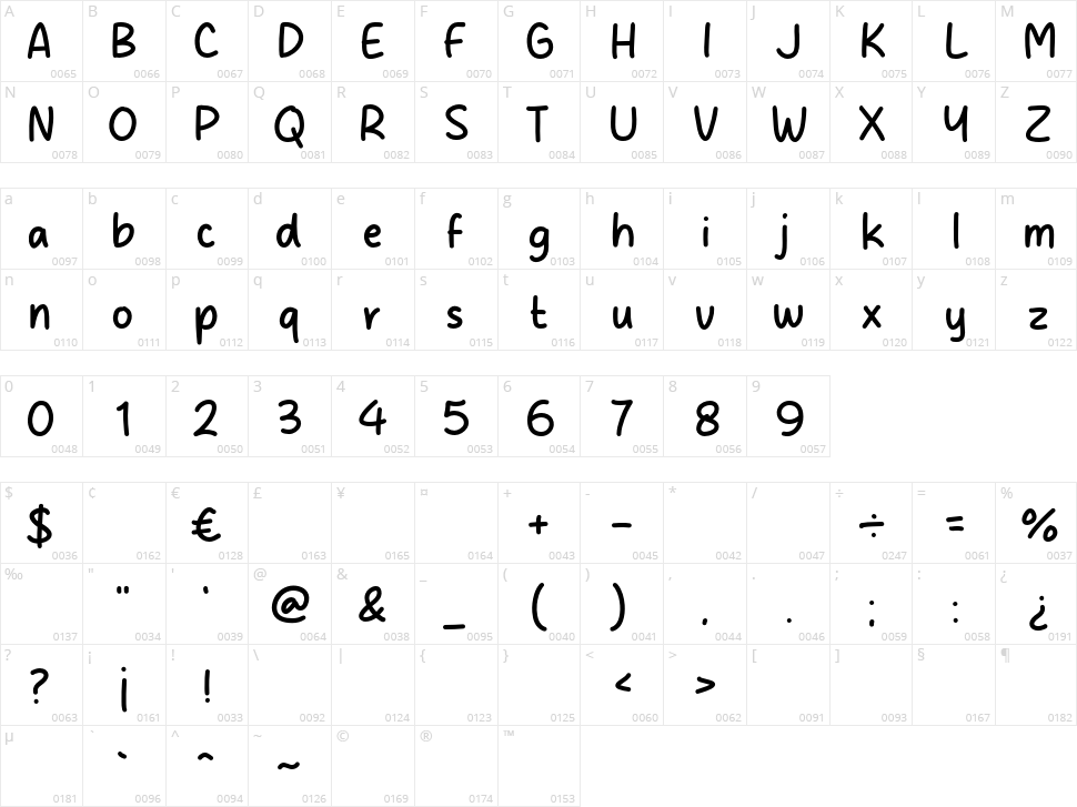 Over Light Character Map