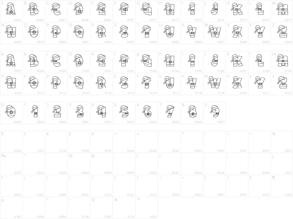 Santa Christmas Character Map