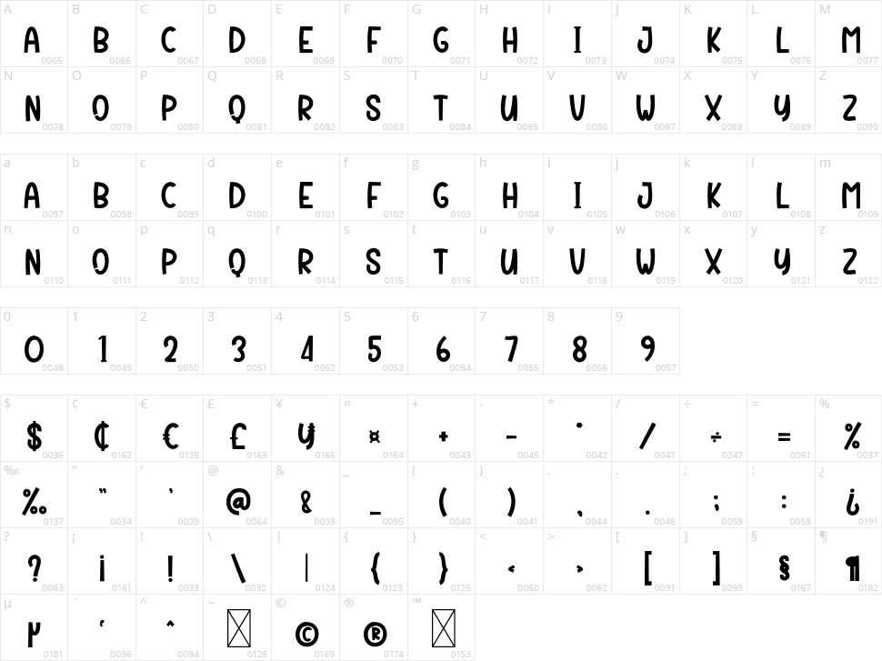 Scene Winter Character Map