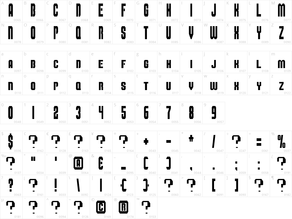 Super Mario Bros Alphabet Character Map