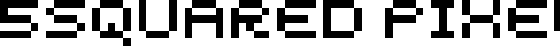 5squared Pixel Font
