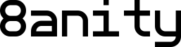 8anity Font