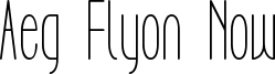 Aeg Flyon Now Font