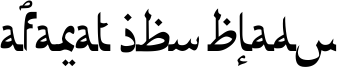 Afarat Ibn Blady Font