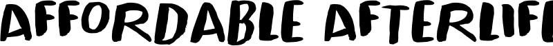 Affordable Afterlife Font