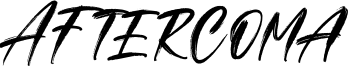 Aftercoma Font