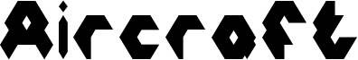 Aircraft Font