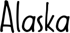 Alaska Font