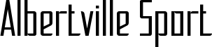 Albertville Sport Font