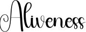 Aliveness Font