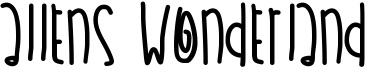 Allens Wonderland Font