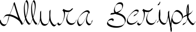 Allura Script Font
