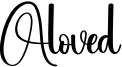Aloved Font