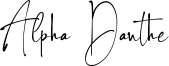 Alpha Danthe Font