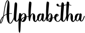 Alphabetha Font