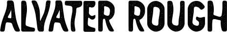 Alvater Rough Font