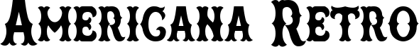 Americana Retro Font