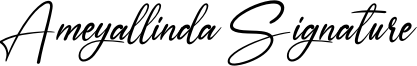 Ameyallinda Signature Font