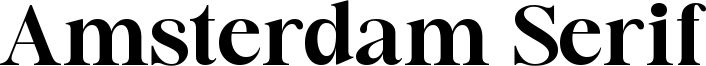 Amsterdam Serif Font