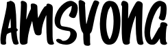 Amsyong Font