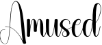 Amused Font