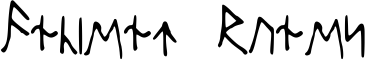 Ancient Runes Font