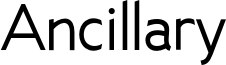 Ancillary Font