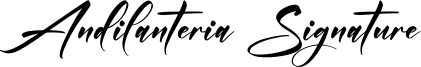 Andilanteria Signature Font