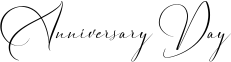 Anniversary Day Font