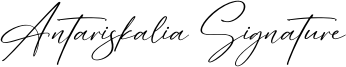 Antariskalia Signature Font