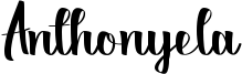 Anthonyela Font