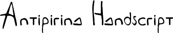 Antipirina Handscript Font