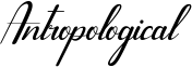 Antropological Font
