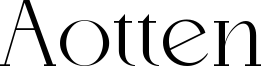 Aotten Font