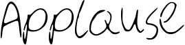 Applause Font