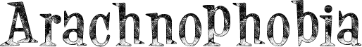 Arachnophobia Font