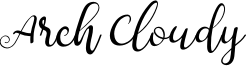 Arch Cloudy Font