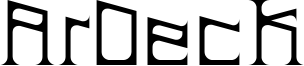 ArDeck Font