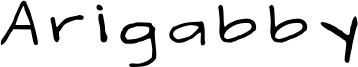 Arigabby Font
