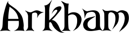 Arkham Font