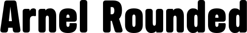Arnel Rounded Font