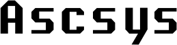 Ascsys Font