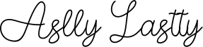 Aslly Lastty Font