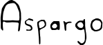 Aspargo Font
