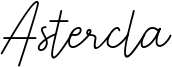 Astercla Font